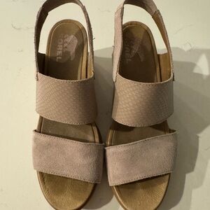 Sorel Women's Nude Wedge Sandals